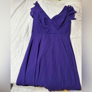Purple Bridesmaid Dress